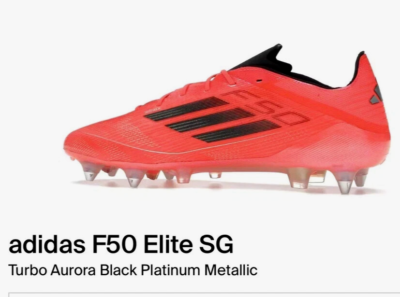 Adidas F50 Elite SG Soft Ground Soccer Cleats IF1296 Men's Shoes