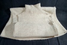 Zara Ribbed Knit Sheath Dress Ivory Size Small