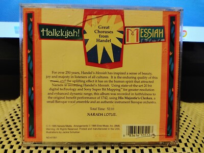 (未使用･未開封品)　Handel;Hallelujah!Great Cho lok26k6 Hallelujah! Great Choruses from Handel's Messiah (CD, 1995) NO