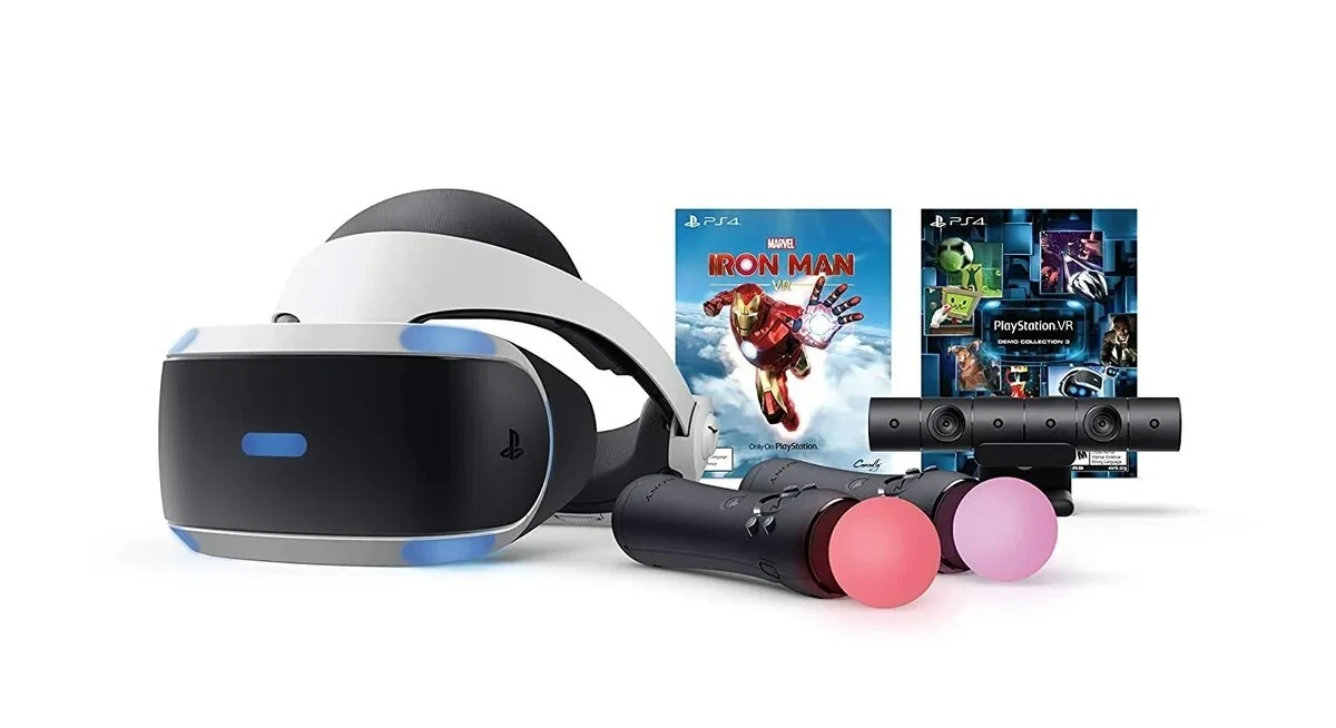 Vr headset and controllers for ps4 new arrivals