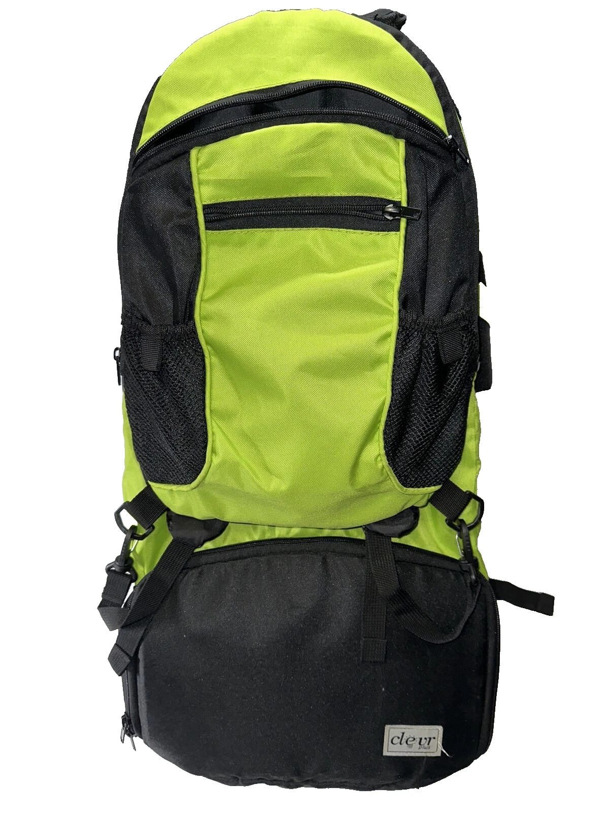 ClevrPlus Outdoor Child Backpack Baby Carrier Light Outdoor Hiking, Green - EUC