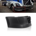 Fit for 2004-2015 Volvo VNL Truck Passenger Side Black Front Bumper Extension