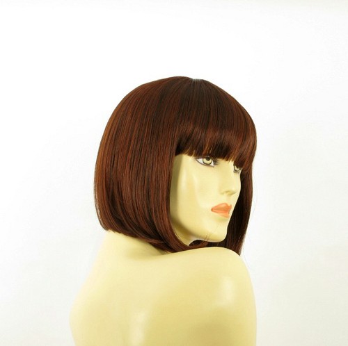 short wig for women dark brown copper intense ref: FLORENCE 322 PERUK - Picture 8 of 9