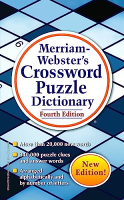 Merriam Webster's Crossword Puzzle Dictionary - Mass Market Paperback NEW Merria