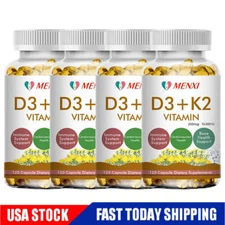 MENXI Vitamin K2 D3 Vitamin Supplement,Boost Immunity & Heart Health,Bone Health