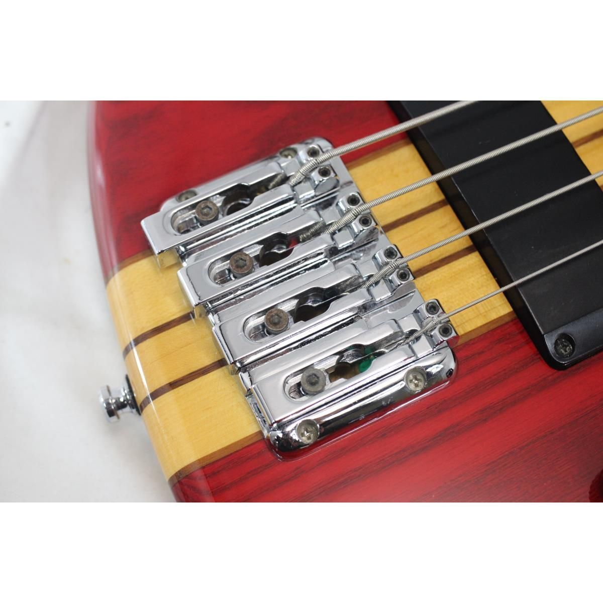 Aria Pro II SB-800 Electric Bass Guitar See-thru Red Used