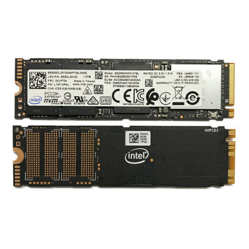 Intel 7600P 1TB SSD M.2 PCIE NVME 3D-NAND SSDPEKKF010T8L 8SSSS0L2513N4PT09L00KE