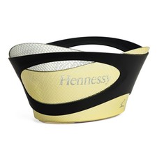 Hennessy Whisky LED Akku K&uuml;hler Eisw&uuml;rfelbox Flaschenk&uuml;hler gold/Schwarz Gro&szlig;