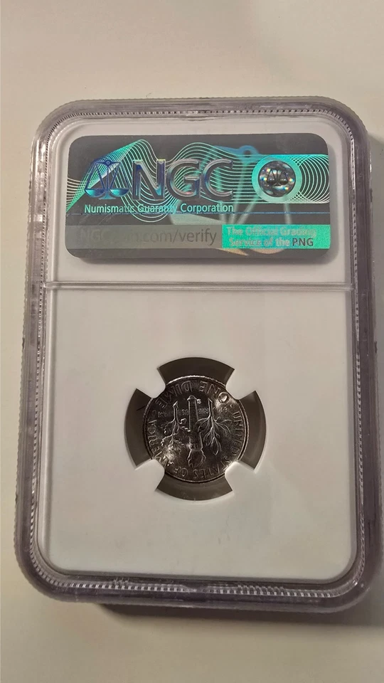 1950 S  USA, Roosevelt, Silver Dime ¢10 - Image 2 of 2