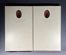 Pottery Barn Chandelier Glass Garland Red 60 Inches Set of 2