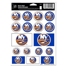 New York Islanders NHL Vinyl Die-Cut Sticker Set / Decal Sheet WinCraft