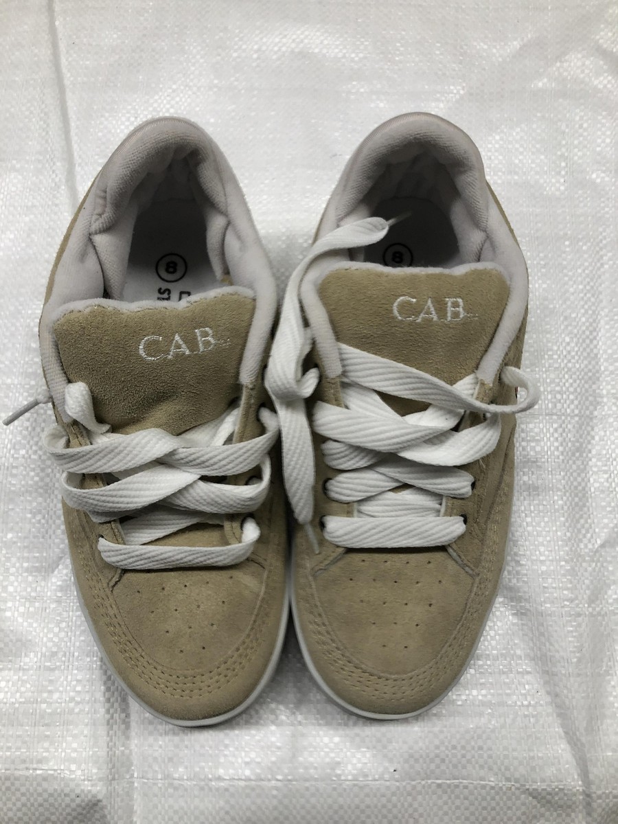 Vintage Vans CAB4 Steve Caballero Shoes Mens Size 8 Beige Suede