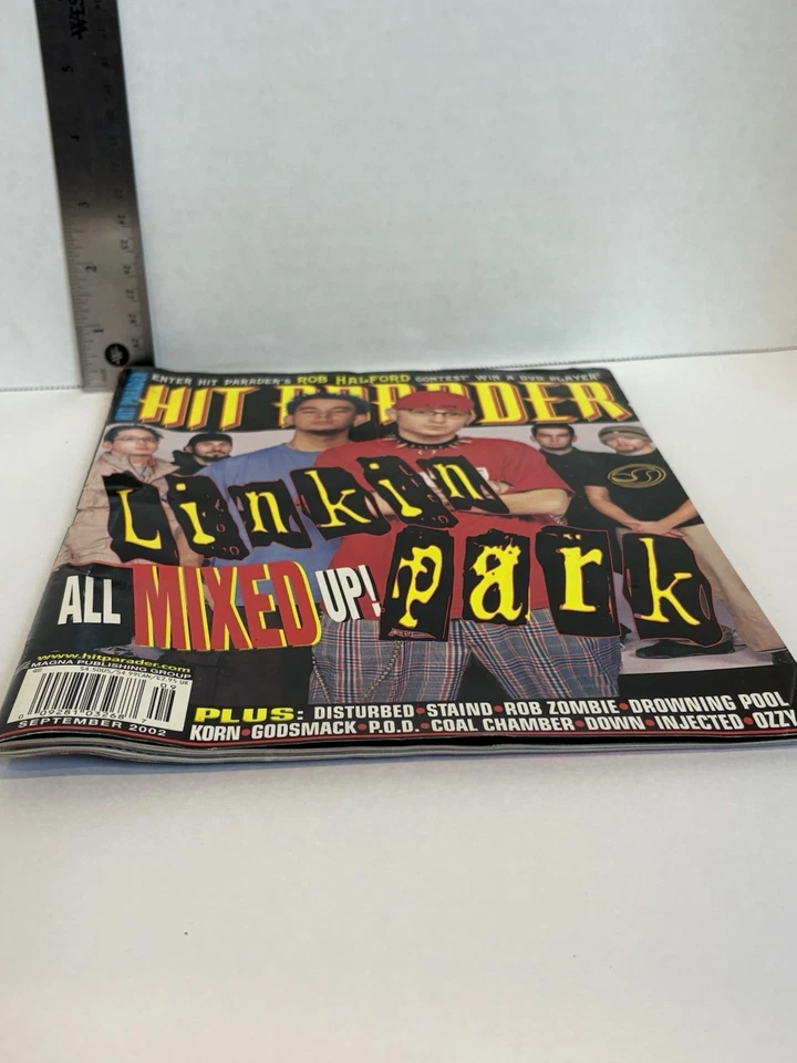Hit Parader Magazine September 2002 Linkin Park Ozzy Rob Zombie No Label - Image 4 of 4