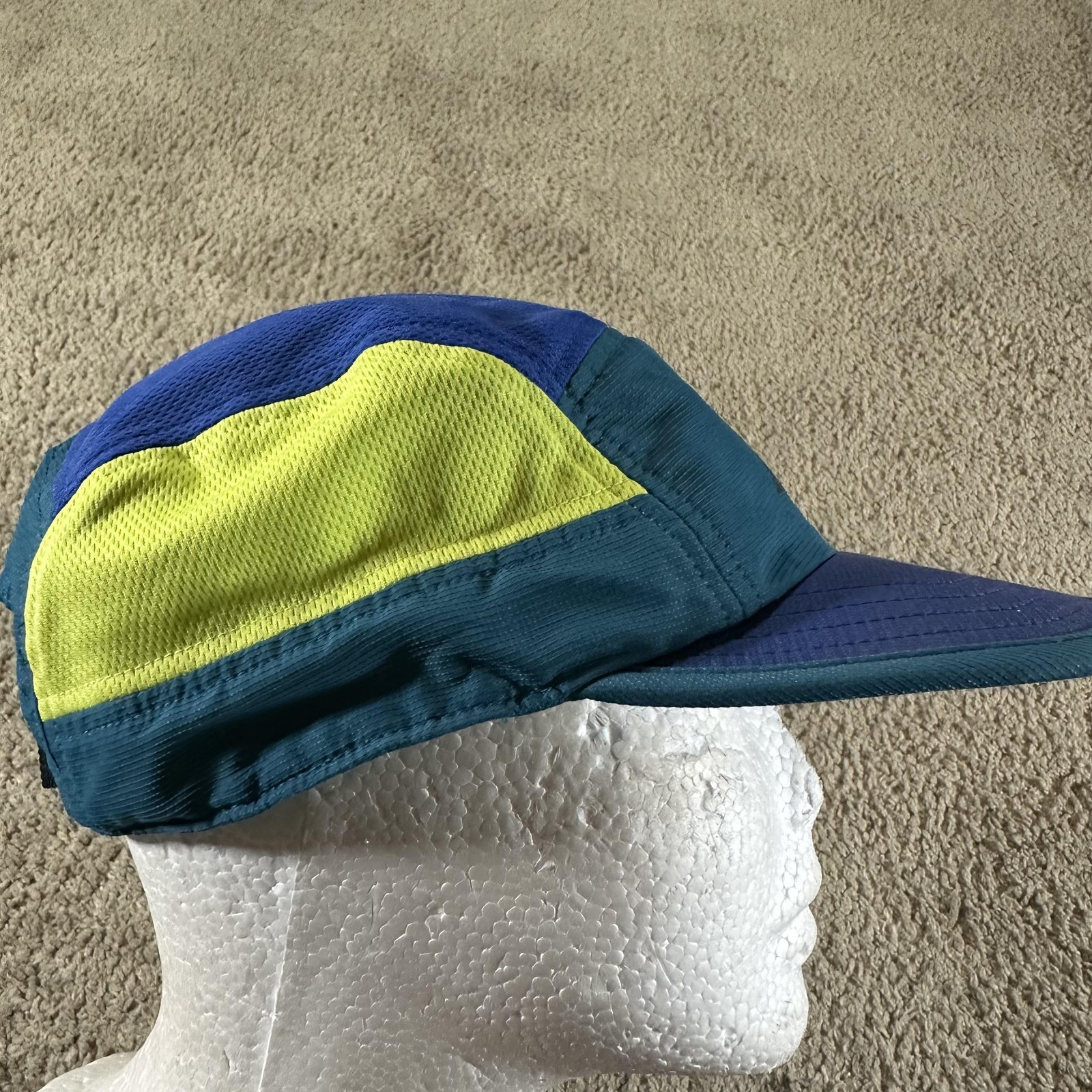 Ciele Athletics Hat Cap Strap Back Men Blue 5 Panel Runninng Coolwick Mesh