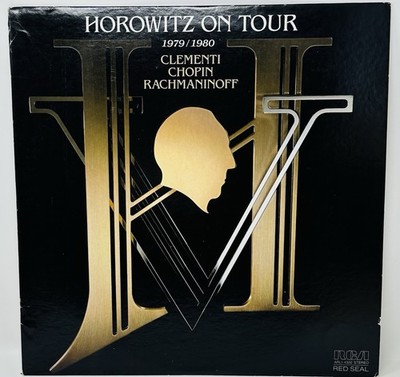 VLADIMIR HOROWITZ on tour CLEMENTI CHOPIN RACHMANINOFF Red Seal RCA LP Vinyl