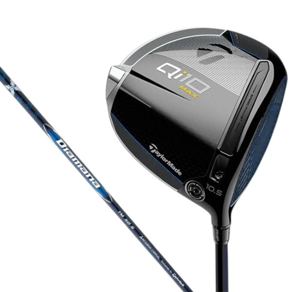 Taylormade Qi10 Max Driver 10.5 deg Diamana Blue TM50 Stiff Taylormade Qi10 Max Driver 10.5 deg Diamana Blue TM50 Stiff