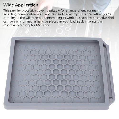 Satellite Dish Case Cover Grey Color Soft Reusable Adhesive Good Compatibility - Picture 3 of 24