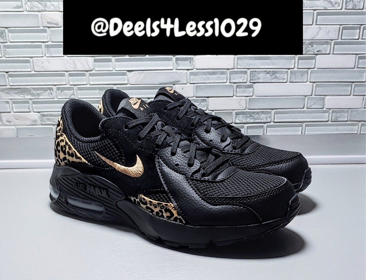 Nike Air Max Excee GPX Leopard Womens Black Hemp IO8734-010 | eBay