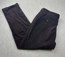 JB Britches Torino Corduroy Pants Made in Italy Men's 38x33 Wine Cuffed