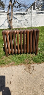 Cast  Iron 11 Fin Steam  Radiator. No Leaks  Free Local Pick Up Only