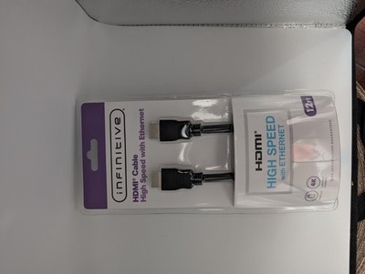 Infinitive Hdmi Cable High Speed With Ethernet 12ft