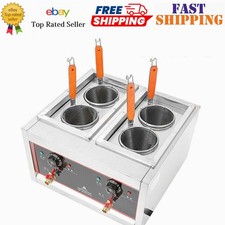 Commercial Electric Pasta Cooker Boiler 2 Holes 86-230℉ Noodle Cooking Machine