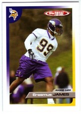 2005 Topps Total #545 Erasmus James RC Rookie Card. rookie card picture
