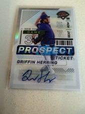 2024 Panini Prospect Prizm Griffin Herring Auto Silver Holo No115