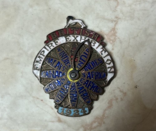 1924 British Empire Exhibition Wembley London participants badge