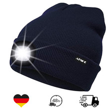 LED Stirnlampe Wiederaufladbar USB Laufmütze...
