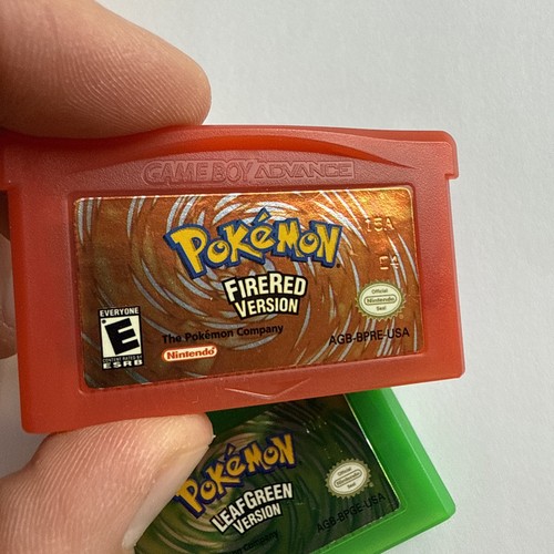 MINTY Pokemon: LeafGreen & FireRed Version Nintendo Game Boy Advance Authentic - Picture 9 of 15