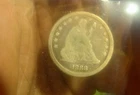 1888 S Seated Liberty Quarter 25C Circulated 90% Silver