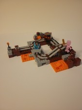 Lego Minecraft 21130 Nether Railway - Complete Set (No box)