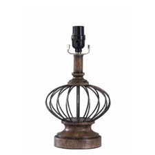 New StyleCraft Table Lamp - Brown Vintage Style 