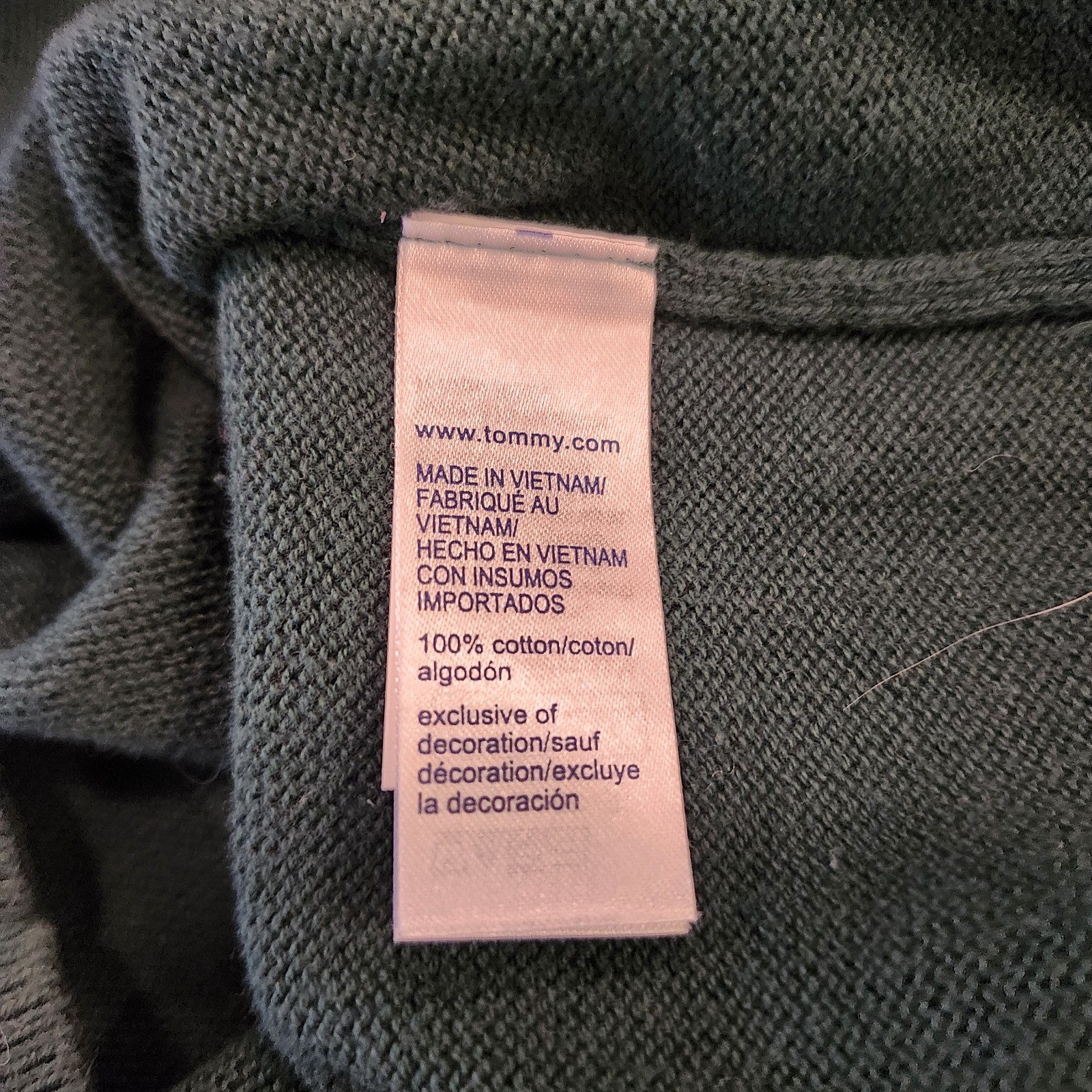 Tommy Hilfiger Men's Regular Fit Essential Solid Classic Quarter-Zip Sweater XXL image 7