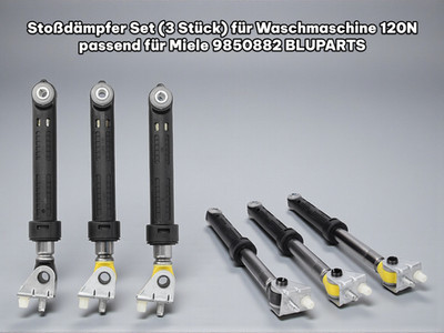 Stoßdämpfer 120N Set 3x für Miele 9850882 9850885 Waschmaschine Dämpfer Ersatz