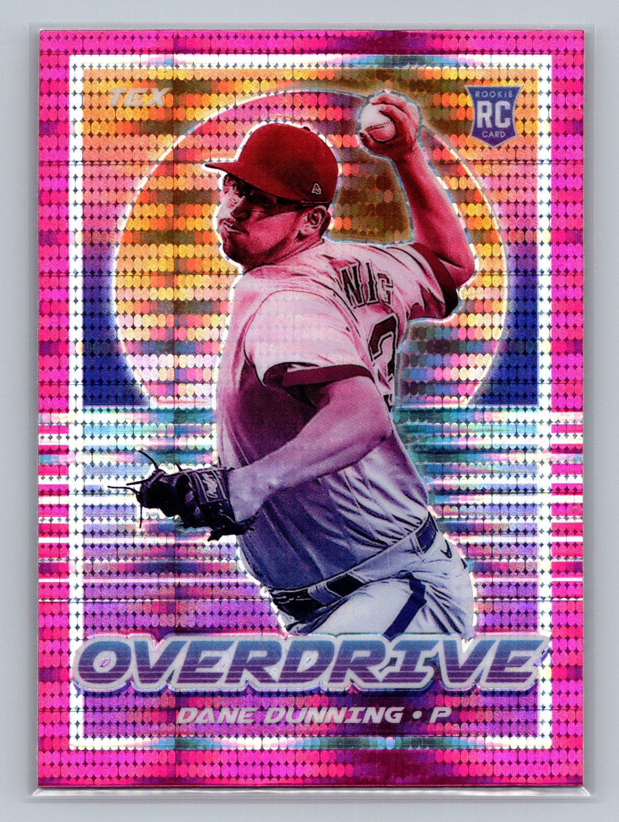 2021 Panini Chronicles - Overdrive Dane Dunning #16 Pink Pulsar (RC)