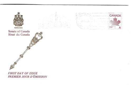 1981 Canada - Ottawa "A" Definitive Issue FDC - Senate of Canada Cachet & Cancel