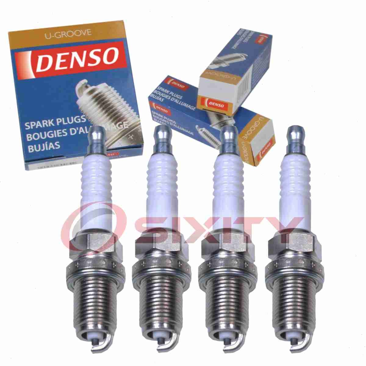 4 pc DENSO 3010 Standard U-Groove Spark Plugs for XS3922 Q22PR-U 91 12 541 mr