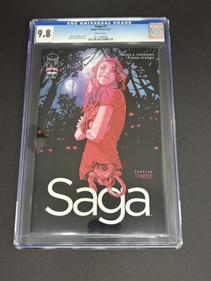 SAGA #3 CGC 9.8 1ST PRINT - 1ST FULL APP. IZABEL -3RD APP. MARKO, ALANA, etc.