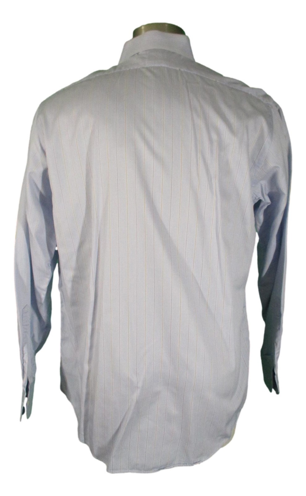 Brooks Brothers Mens Blue Stripe Italian Cotton Dress Shirt 16-35 USA thumbnail 2