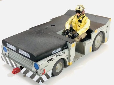 Custom kit 1/18 US Navy MULE MD3 A/S32A31 Aircraft Tow Tractor JSI F-14 BBI F-18