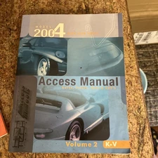 2004 Access Manual Volume 2 K-V by High Tech Tools (Paperback)