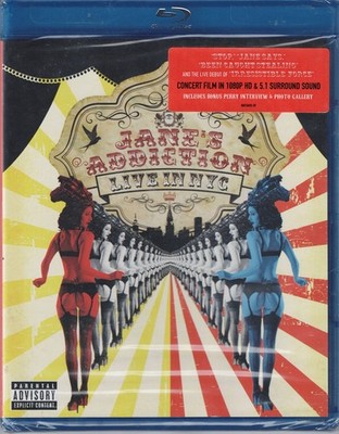 Jane's Addiction ''Live In NYC'' Blu-Ray Disc - Sealed/Unopened