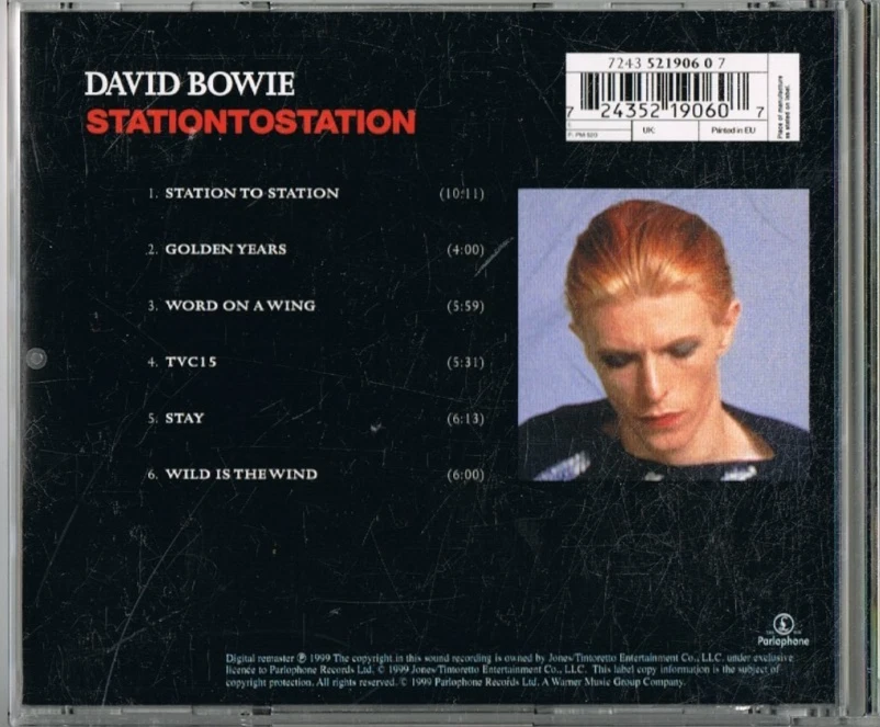 CD - David BOWIE - STATION TO STATION - german Press REMASTERED !! - Bild 3 von 3