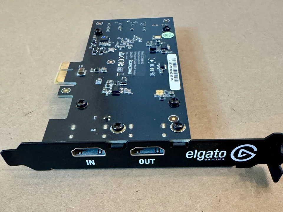 Used El Gato Elgato HD60 Pro HD 60 Video HDMI Capture PC Card PCIe Streaming - Image 2 of 4
