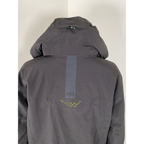 Helly Hansen Lifaloft Jacket Mens 2XL Black Hooded Winter Coat Recco Technology - Picture 13 of 18