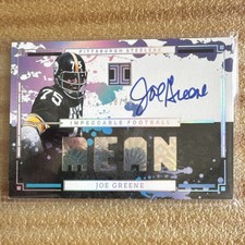 2025 Panini Impeccable Mean Joe Greene Autograph Serial #INA-JGE Steelers /49