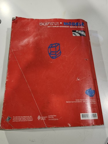 2011 Harley Davidson Softail Models Service Manual 99482-11A - Picture 5 of 9