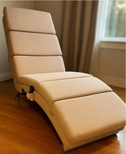 Heated Massage Chaise Lounge Chair Electric Recliner Adjustable Relaxation Sofa